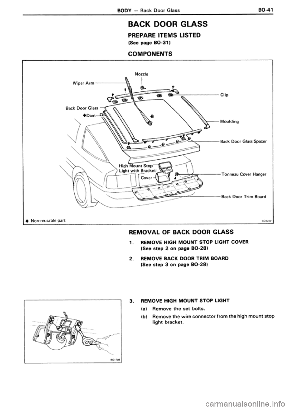 TOYOTA SUPRA 1990 3.G Workshop Manual TOYOTA SUPRA 1990 3.G Workshop Manual