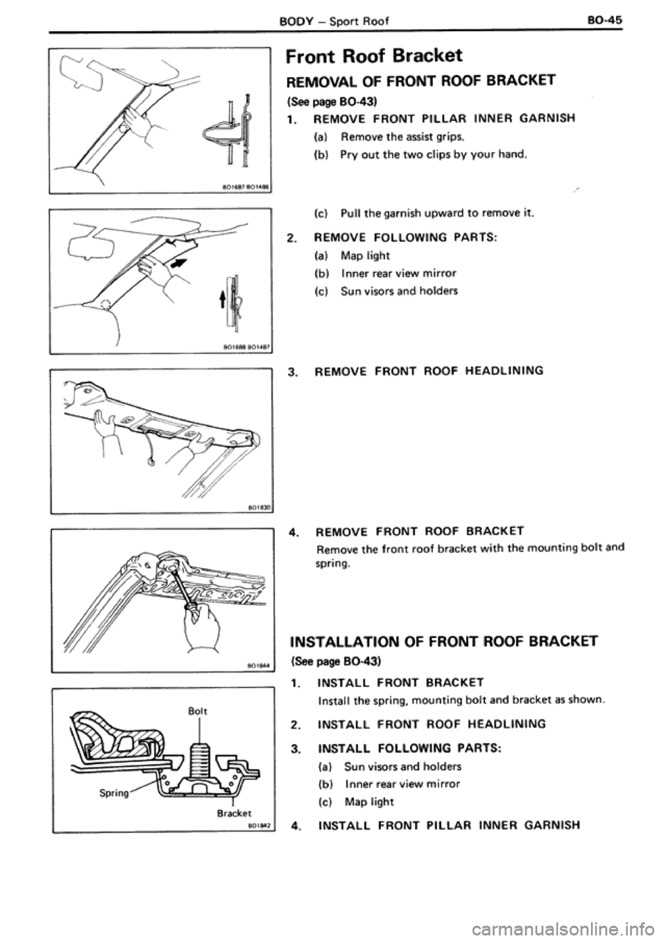 TOYOTA SUPRA 1990 3.G Workshop Manual TOYOTA SUPRA 1990 3.G Workshop Manual