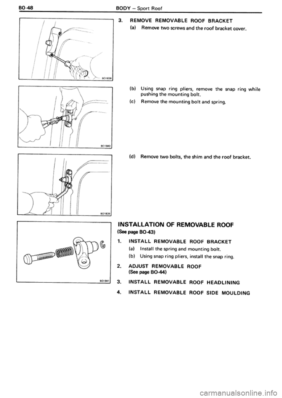 TOYOTA SUPRA 1990 3.G Workshop Manual TOYOTA SUPRA 1990 3.G Workshop Manual