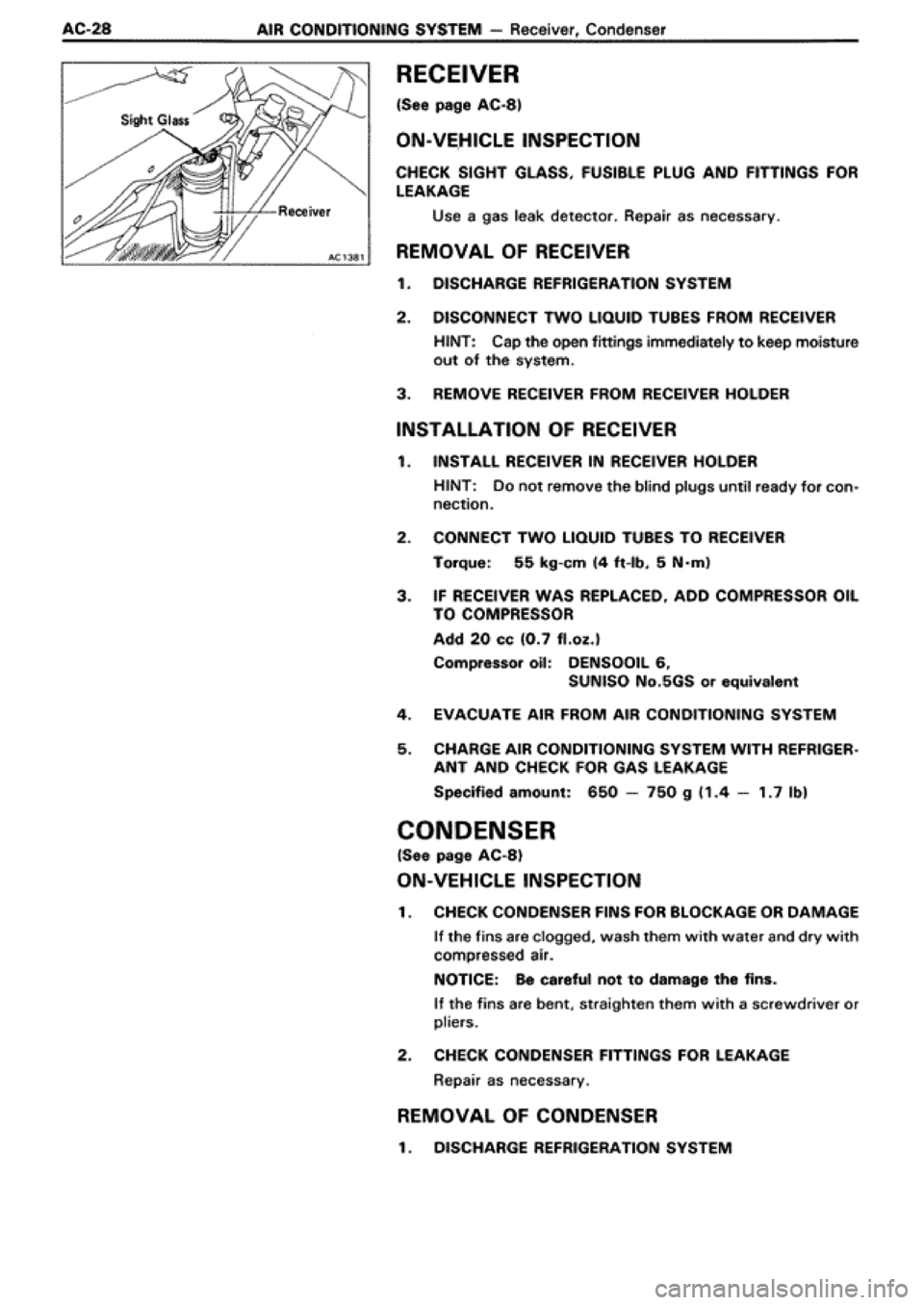 TOYOTA SUPRA 1990 3.G Workshop Manual TOYOTA SUPRA 1990 3.G Workshop Manual