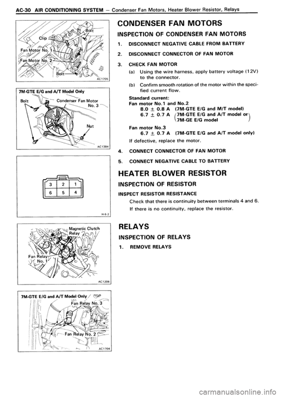 TOYOTA SUPRA 1990 3.G Workshop Manual TOYOTA SUPRA 1990 3.G Workshop Manual