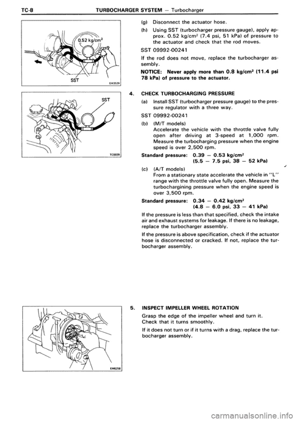 TOYOTA SUPRA 1990 3.G Workshop Manual TOYOTA SUPRA 1990 3.G Workshop Manual