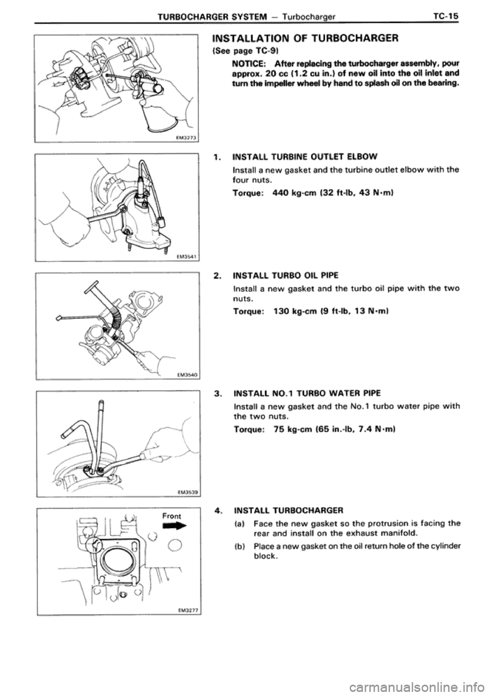 TOYOTA SUPRA 1990 3.G Workshop Manual TOYOTA SUPRA 1990 3.G Workshop Manual