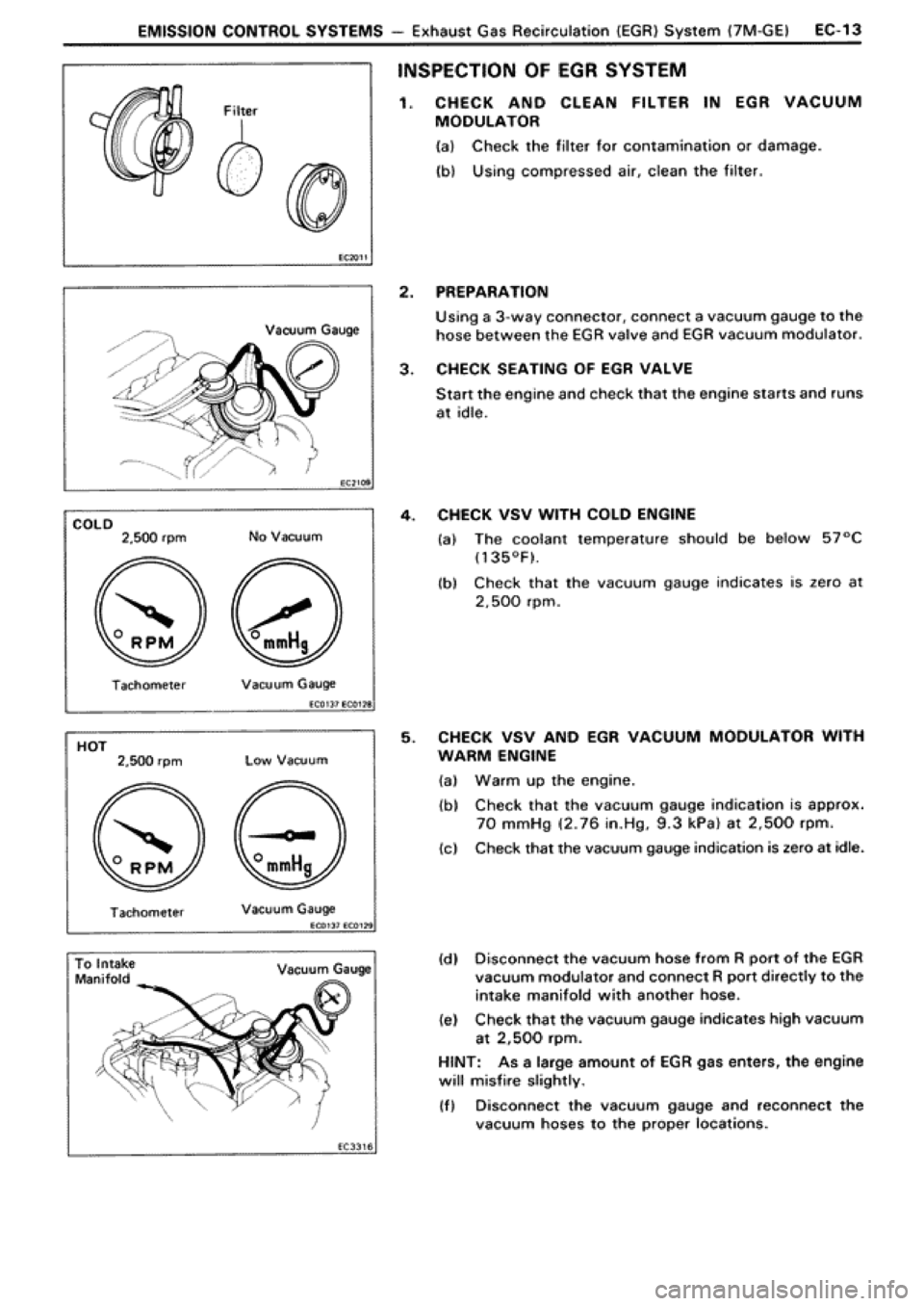 TOYOTA SUPRA 1990 3.G Workshop Manual TOYOTA SUPRA 1990 3.G Workshop Manual