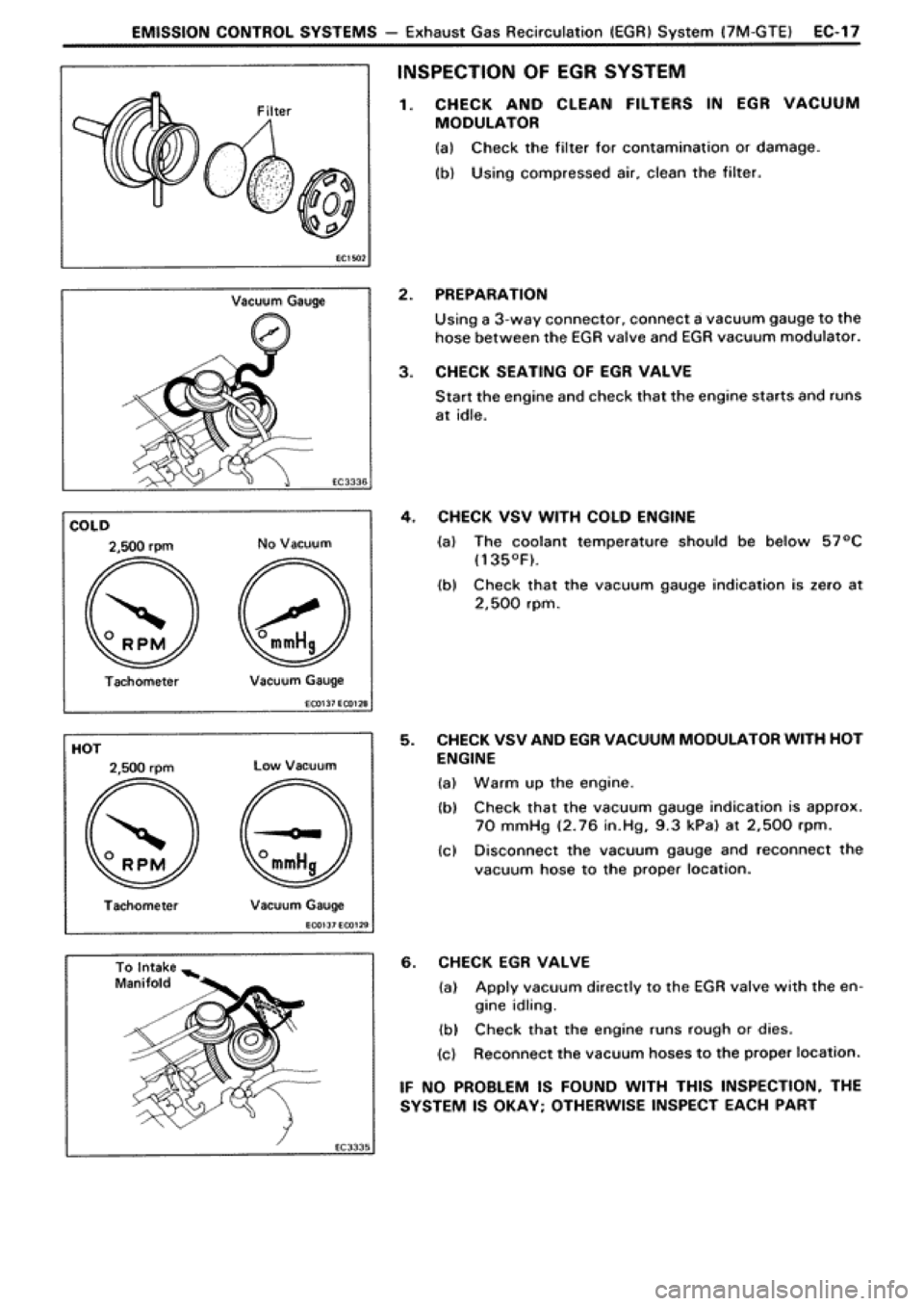 TOYOTA SUPRA 1990 3.G Workshop Manual TOYOTA SUPRA 1990 3.G Workshop Manual