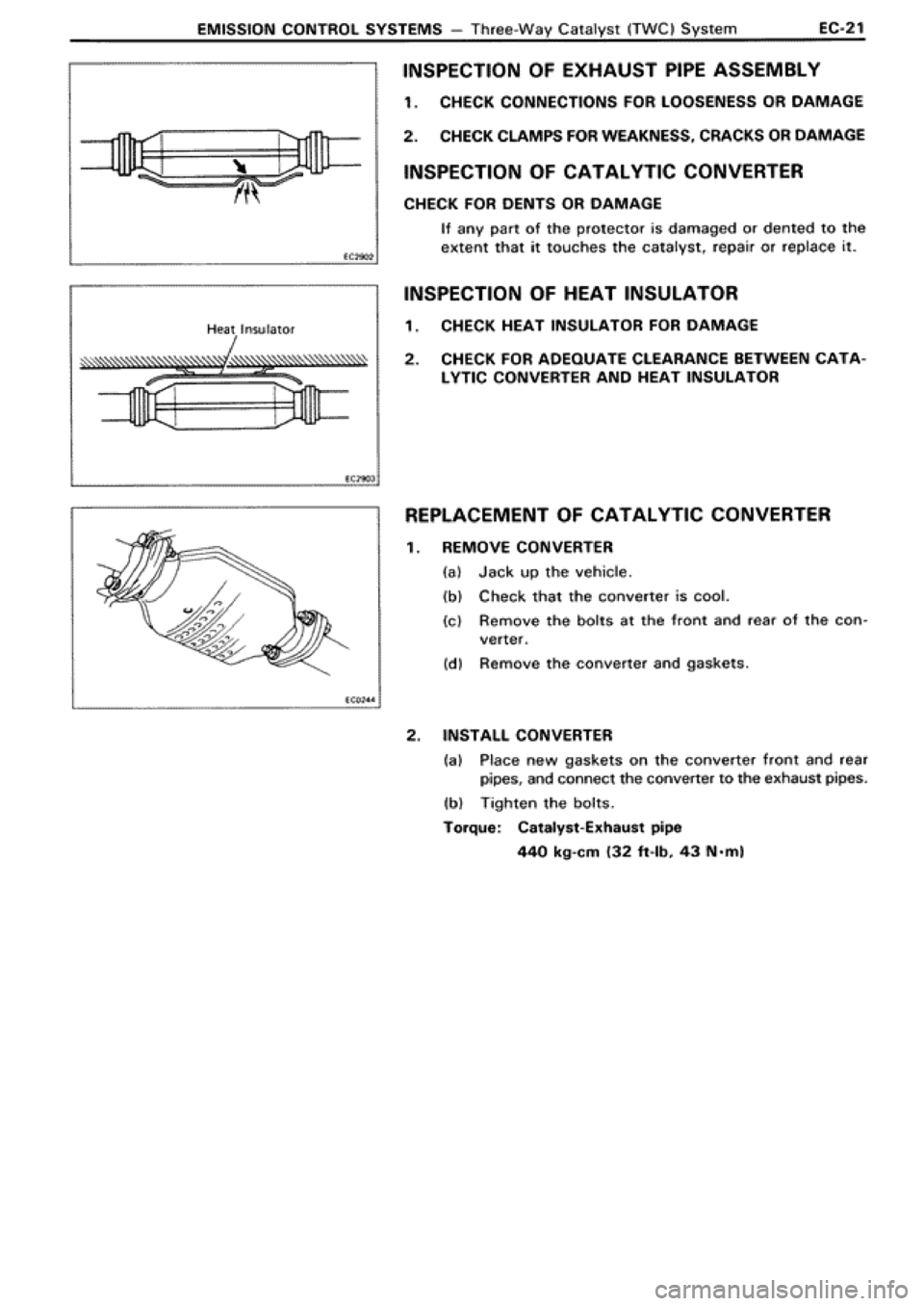 TOYOTA SUPRA 1990 3.G Workshop Manual TOYOTA SUPRA 1990 3.G Workshop Manual