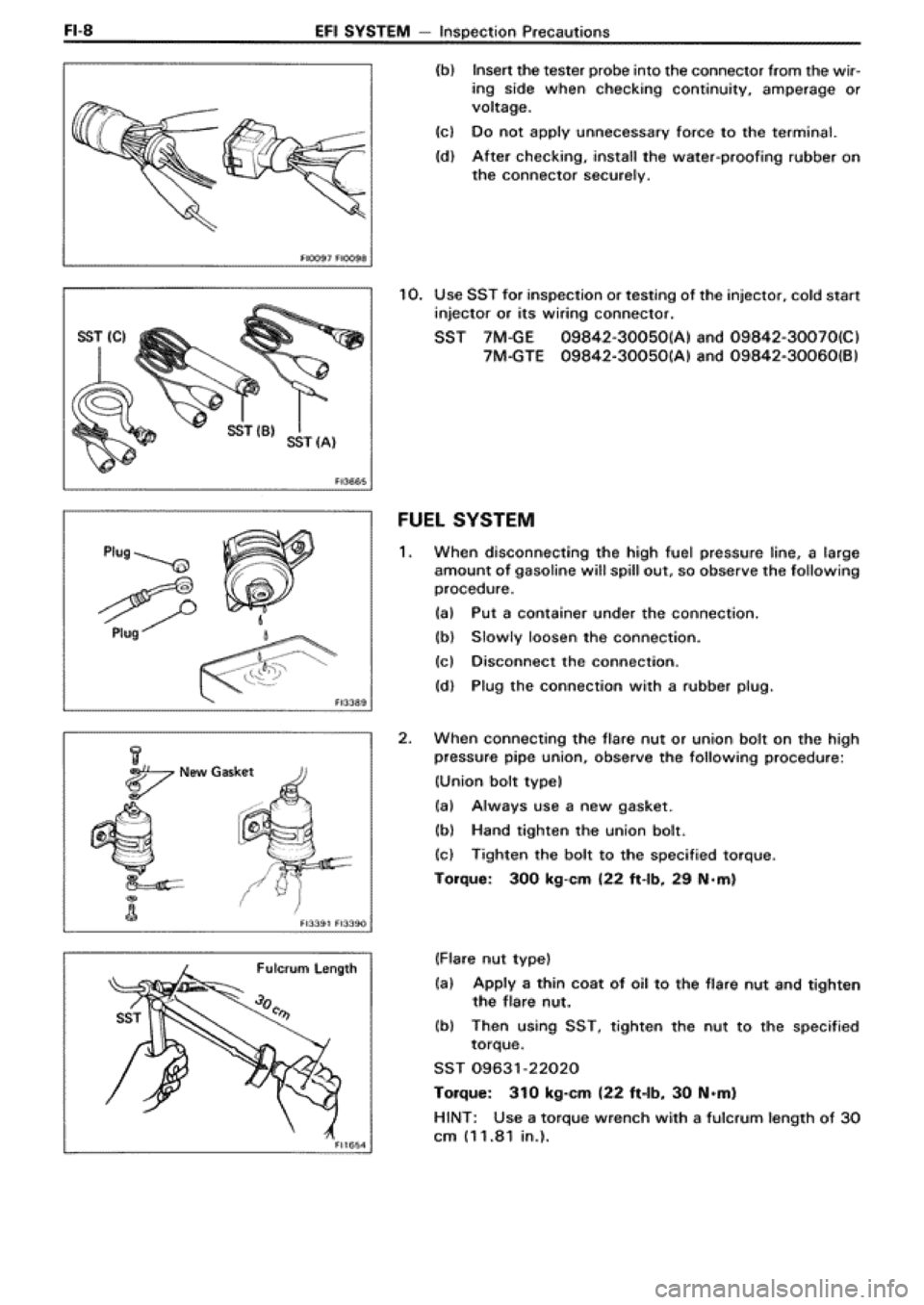 TOYOTA SUPRA 1990 3.G Workshop Manual TOYOTA SUPRA 1990 3.G Workshop Manual