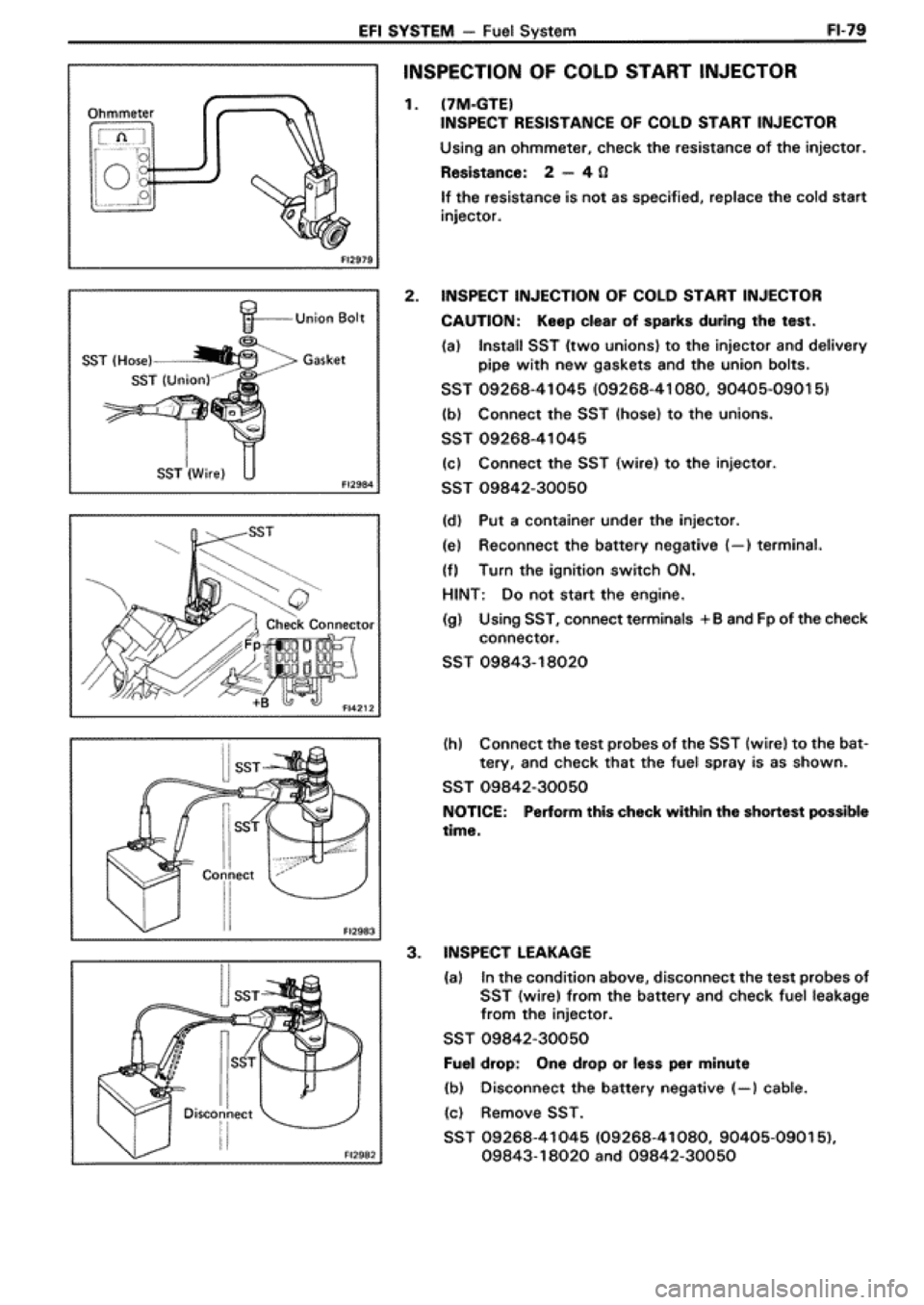 TOYOTA SUPRA 1990 3.G Workshop Manual TOYOTA SUPRA 1990 3.G Workshop Manual