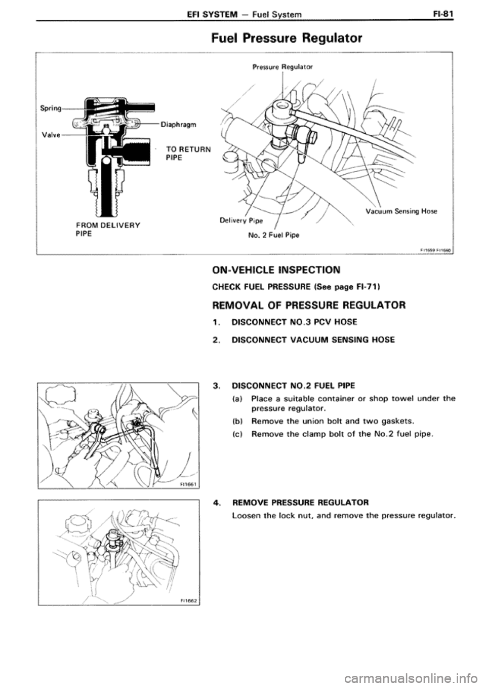 TOYOTA SUPRA 1990 3.G Workshop Manual TOYOTA SUPRA 1990 3.G Workshop Manual