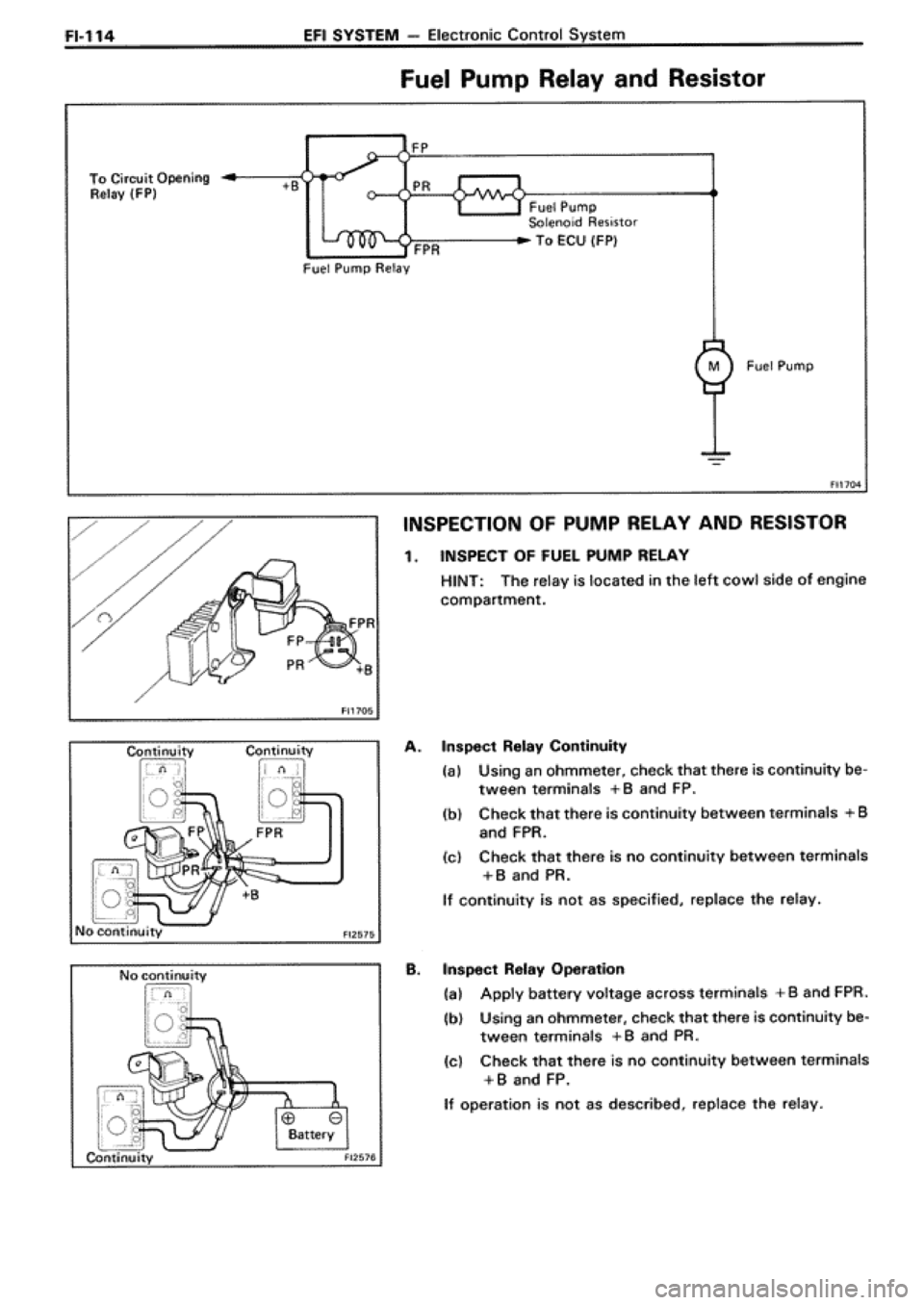 TOYOTA SUPRA 1990 3.G Workshop Manual TOYOTA SUPRA 1990 3.G Workshop Manual