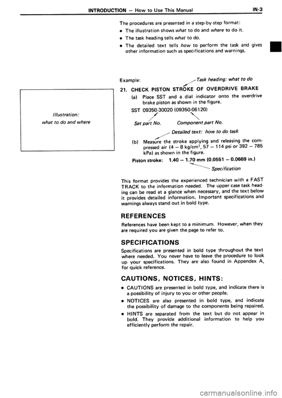 TOYOTA SUPRA 1990 3.G Workshop Manual 