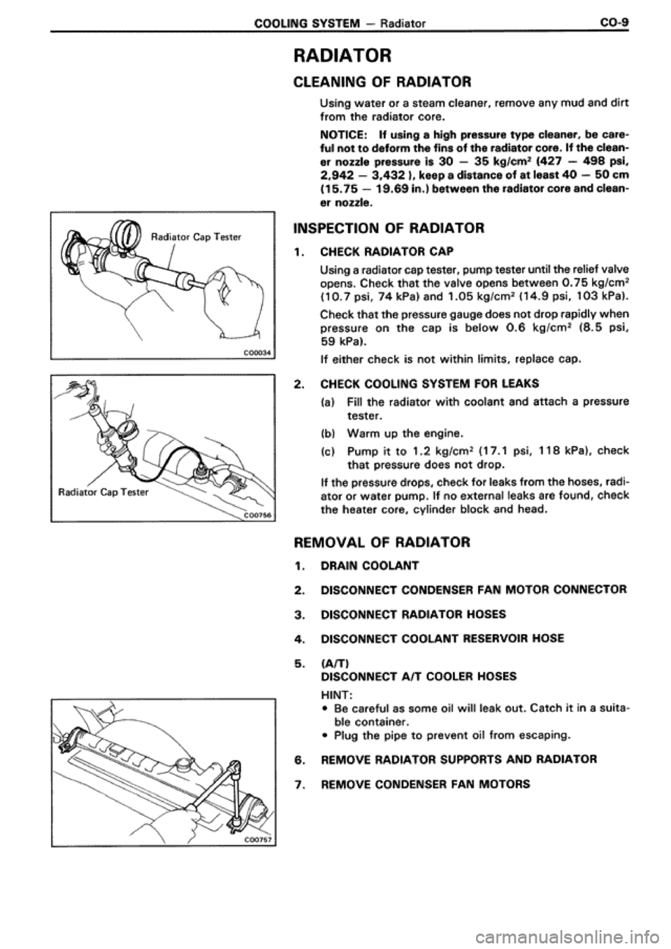 TOYOTA SUPRA 1990 3.G Workshop Manual TOYOTA SUPRA 1990 3.G Workshop Manual