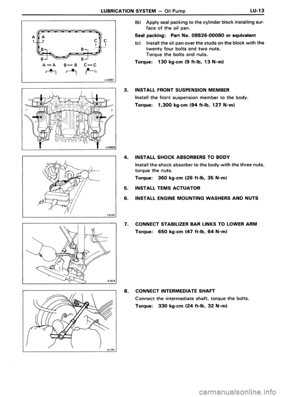 TOYOTA SUPRA 1990 3.G Workshop Manual TOYOTA SUPRA 1990 3.G Workshop Manual