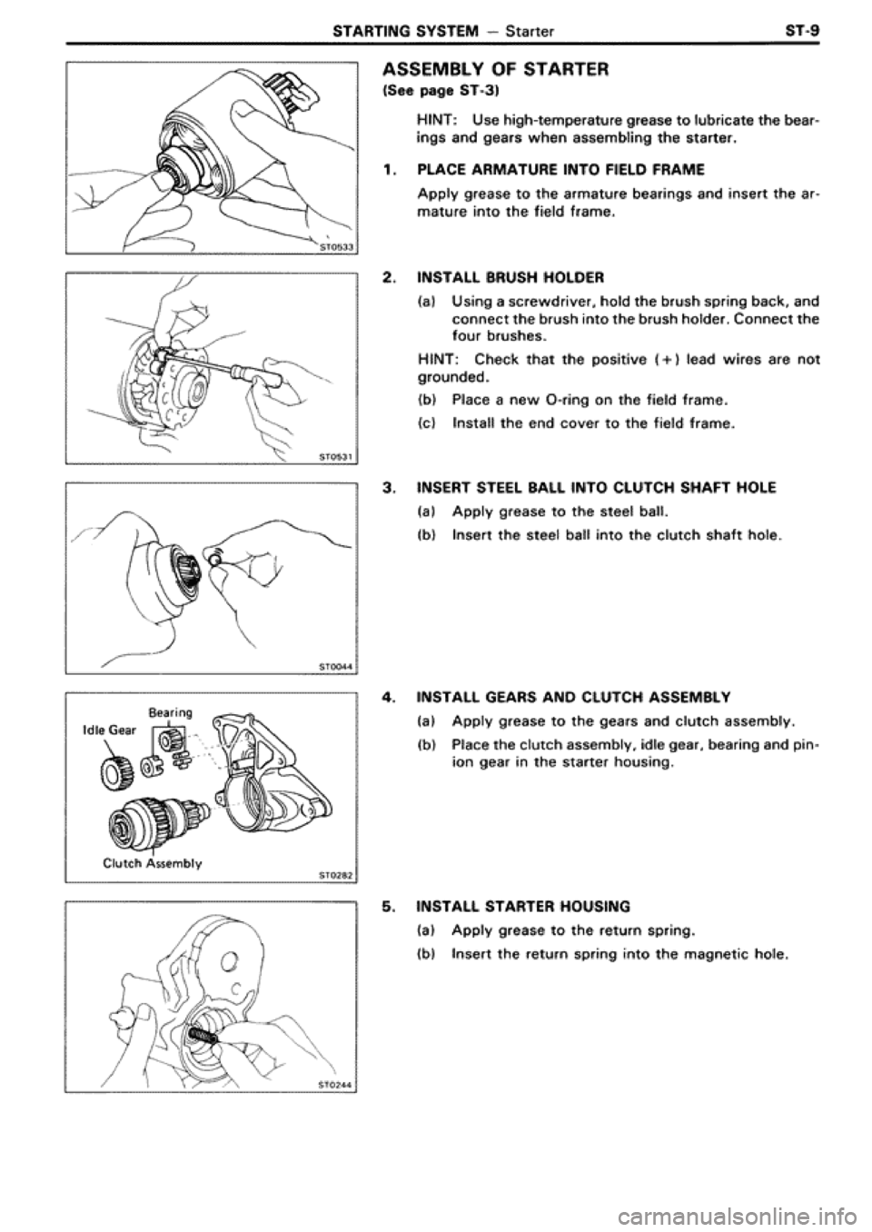 TOYOTA SUPRA 1990 3.G Workshop Manual TOYOTA SUPRA 1990 3.G Workshop Manual