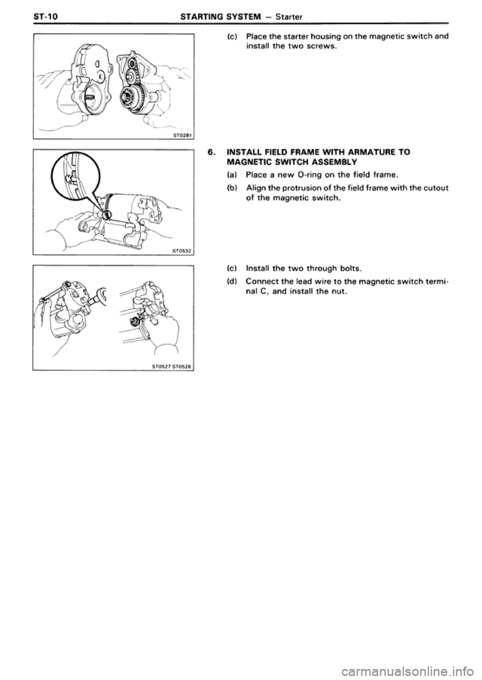 TOYOTA SUPRA 1990 3.G Workshop Manual TOYOTA SUPRA 1990 3.G Workshop Manual