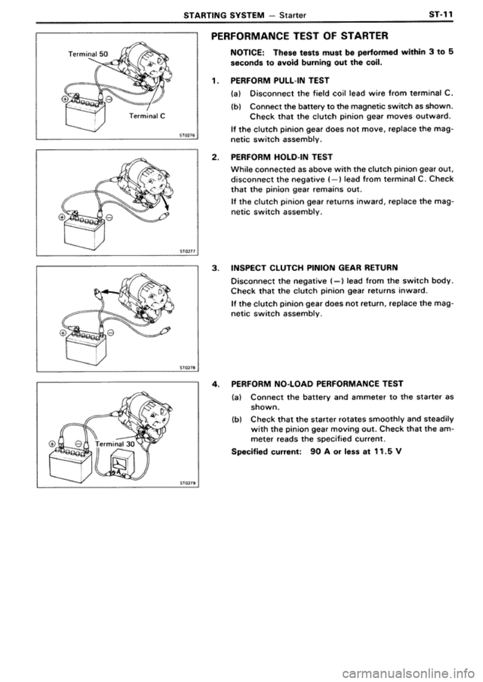 TOYOTA SUPRA 1990 3.G Workshop Manual TOYOTA SUPRA 1990 3.G Workshop Manual