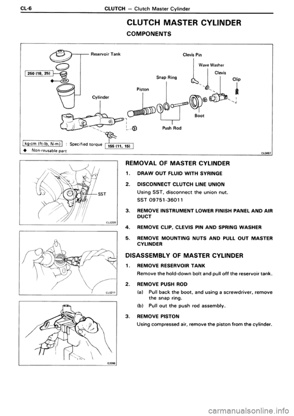 TOYOTA SUPRA 1990 3.G Workshop Manual TOYOTA SUPRA 1990 3.G Workshop Manual