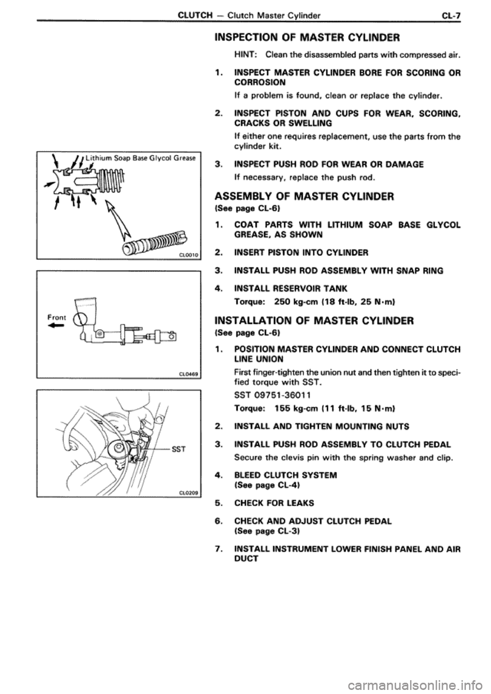 TOYOTA SUPRA 1990 3.G Workshop Manual TOYOTA SUPRA 1990 3.G Workshop Manual