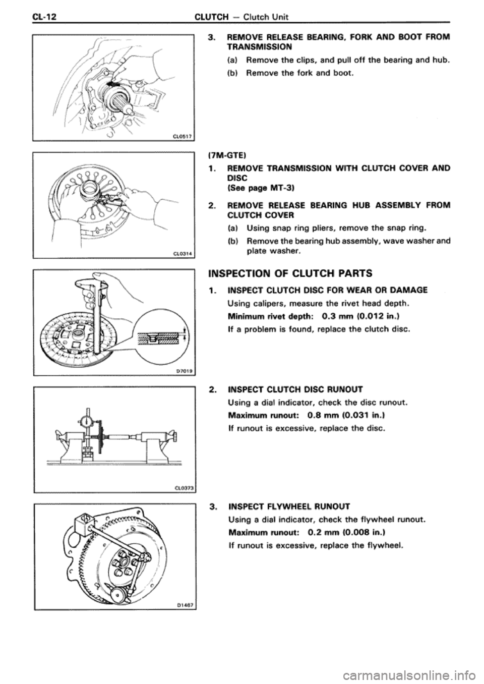 TOYOTA SUPRA 1990 3.G Workshop Manual TOYOTA SUPRA 1990 3.G Workshop Manual