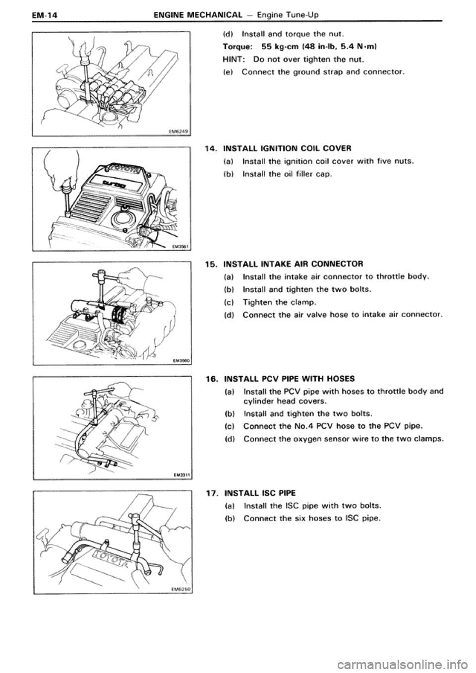 TOYOTA SUPRA 1990 3.G Service Manual 