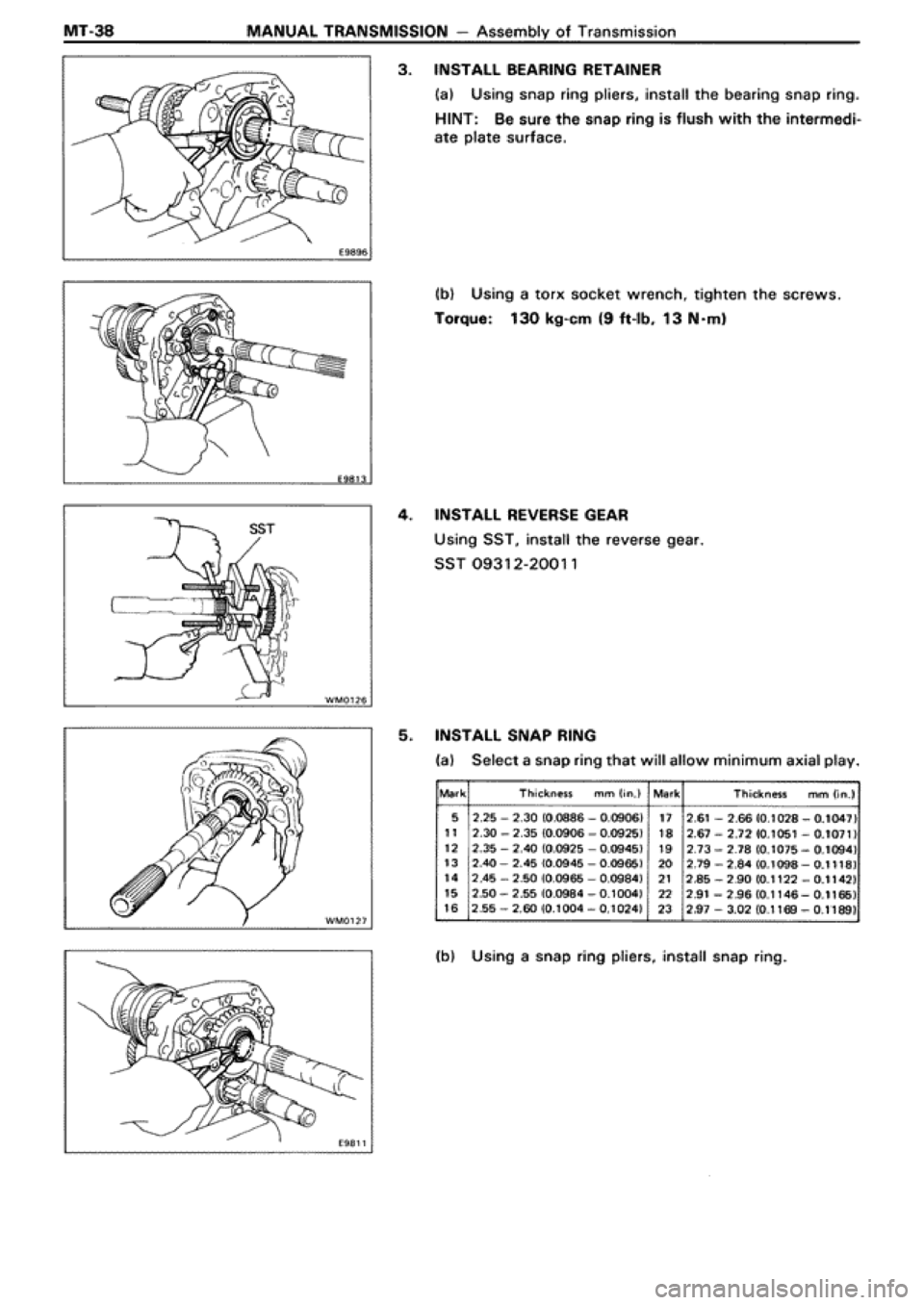 TOYOTA SUPRA 1990 3.G Workshop Manual TOYOTA SUPRA 1990 3.G Workshop Manual