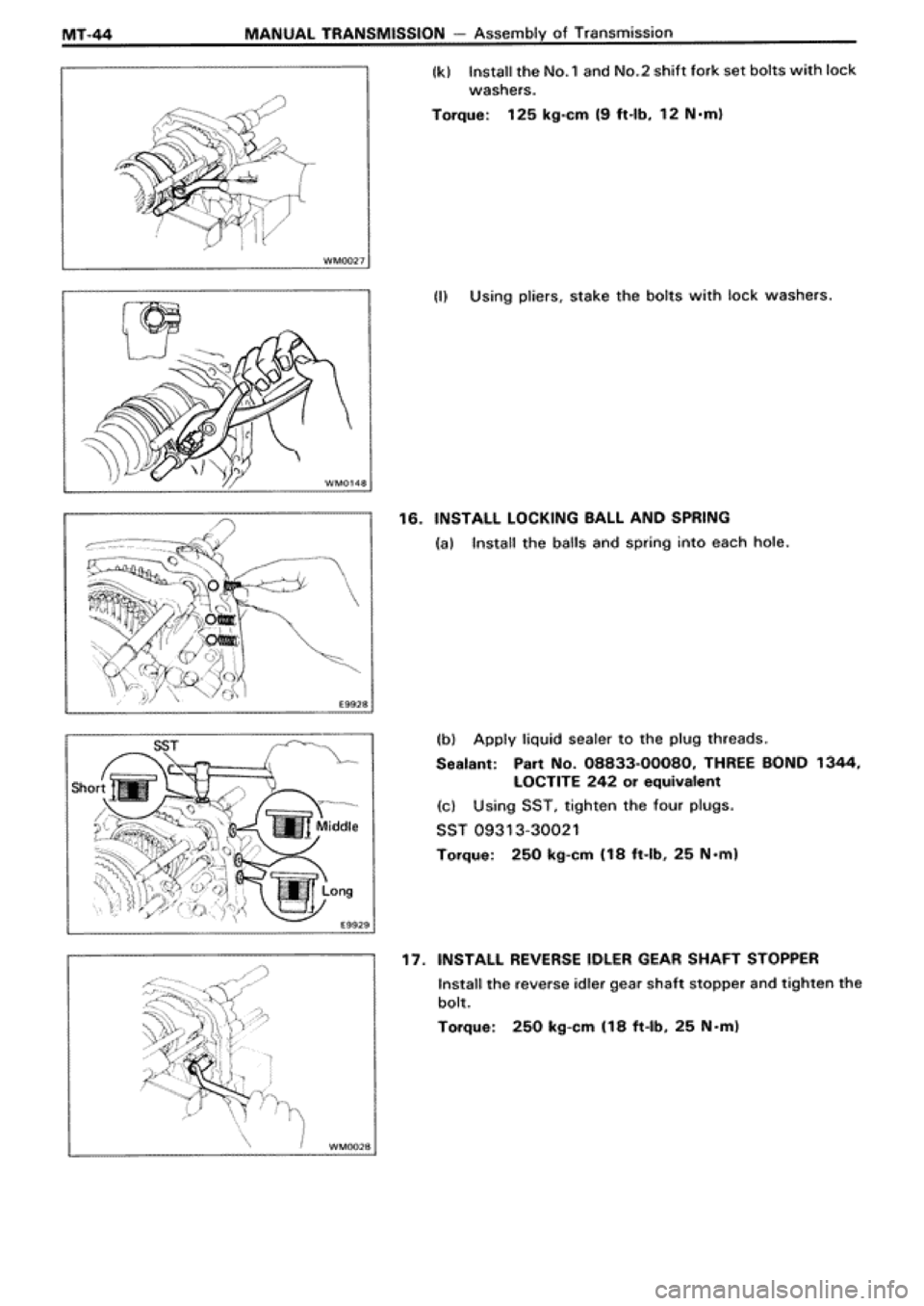 TOYOTA SUPRA 1990 3.G Workshop Manual TOYOTA SUPRA 1990 3.G Workshop Manual
