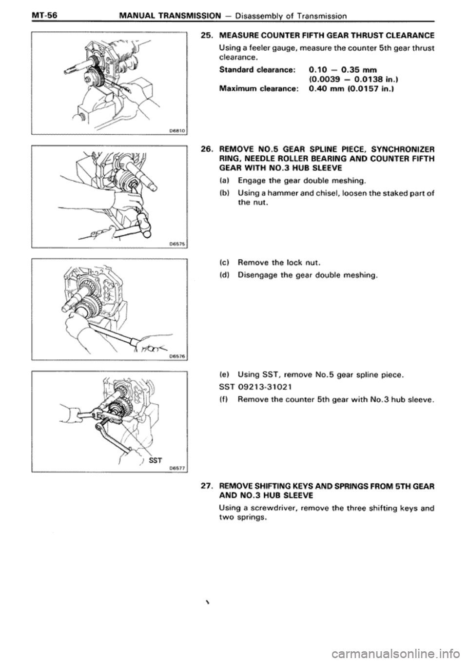 TOYOTA SUPRA 1990 3.G Workshop Manual TOYOTA SUPRA 1990 3.G Workshop Manual