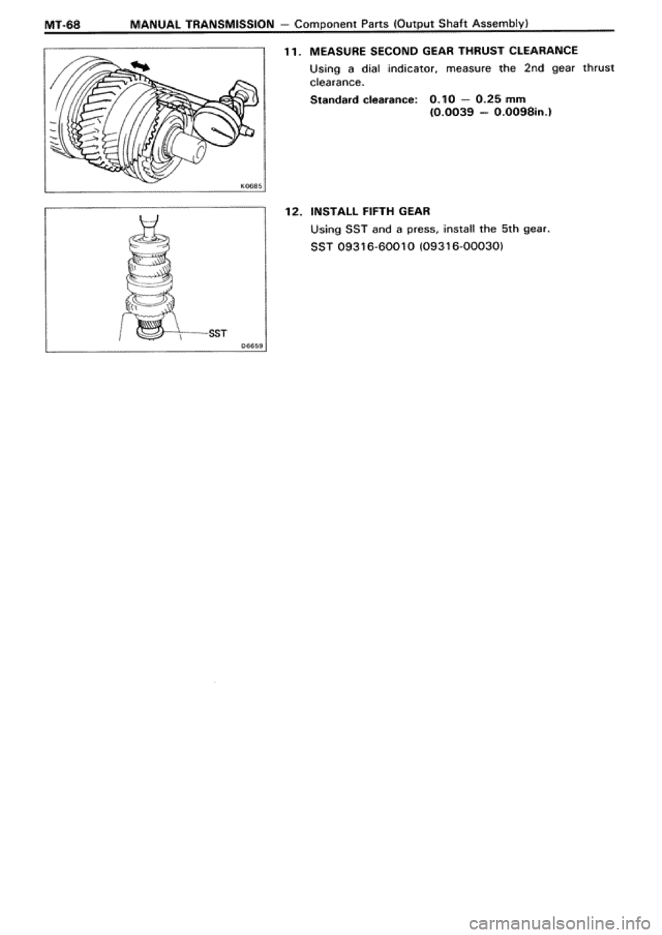 TOYOTA SUPRA 1990 3.G Workshop Manual TOYOTA SUPRA 1990 3.G Workshop Manual