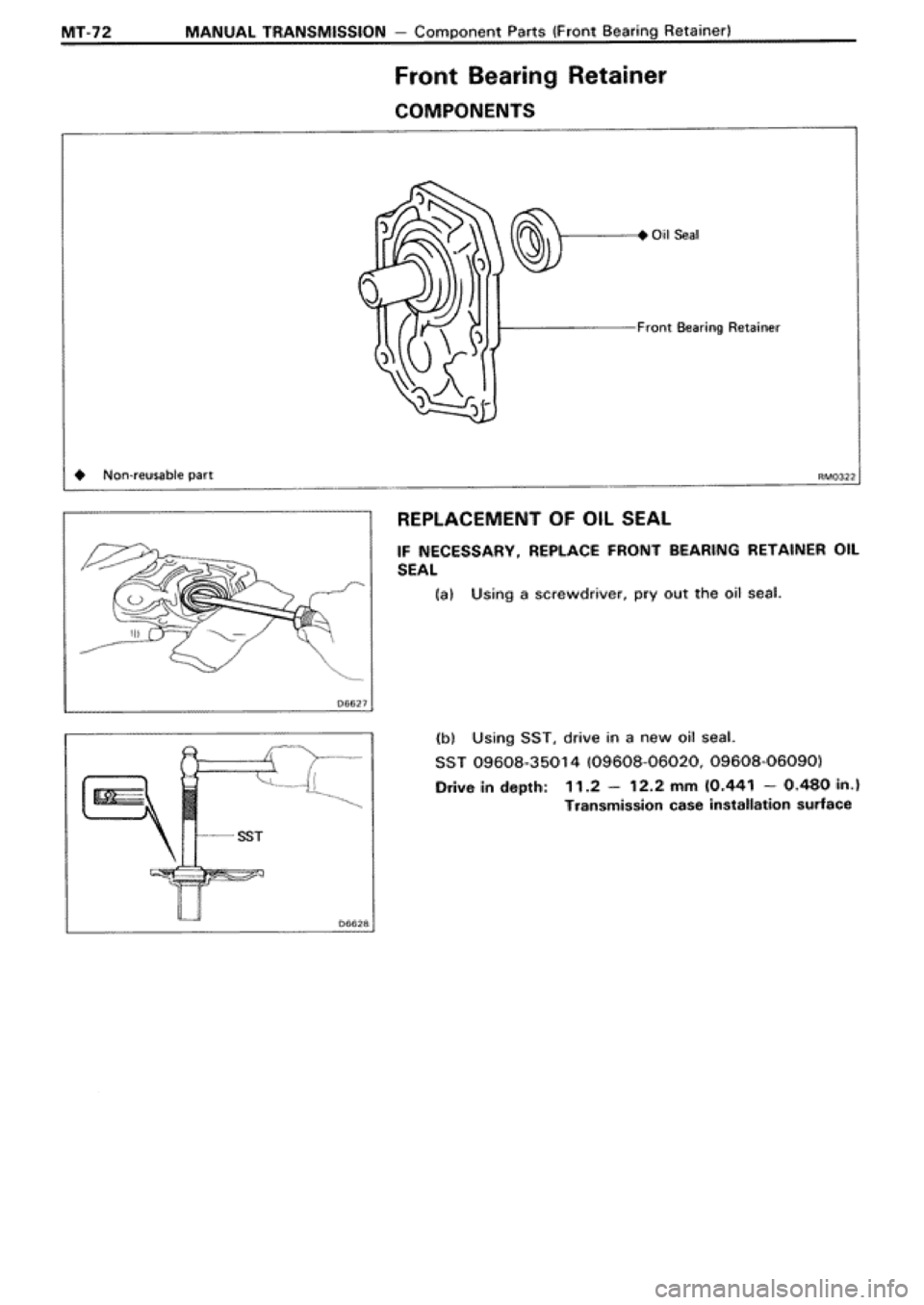 TOYOTA SUPRA 1990 3.G Workshop Manual TOYOTA SUPRA 1990 3.G Workshop Manual