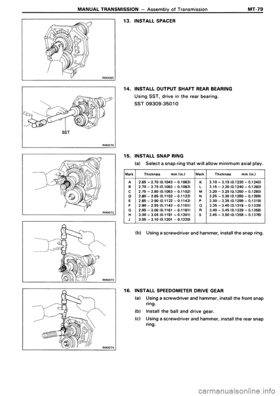 TOYOTA SUPRA 1990 3.G Workshop Manual TOYOTA SUPRA 1990 3.G Workshop Manual