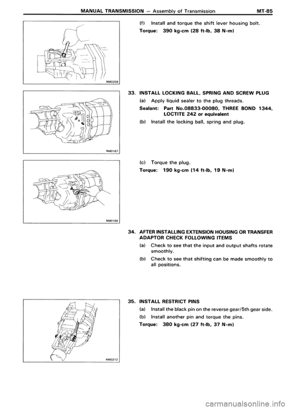 TOYOTA SUPRA 1990 3.G Workshop Manual TOYOTA SUPRA 1990 3.G Workshop Manual