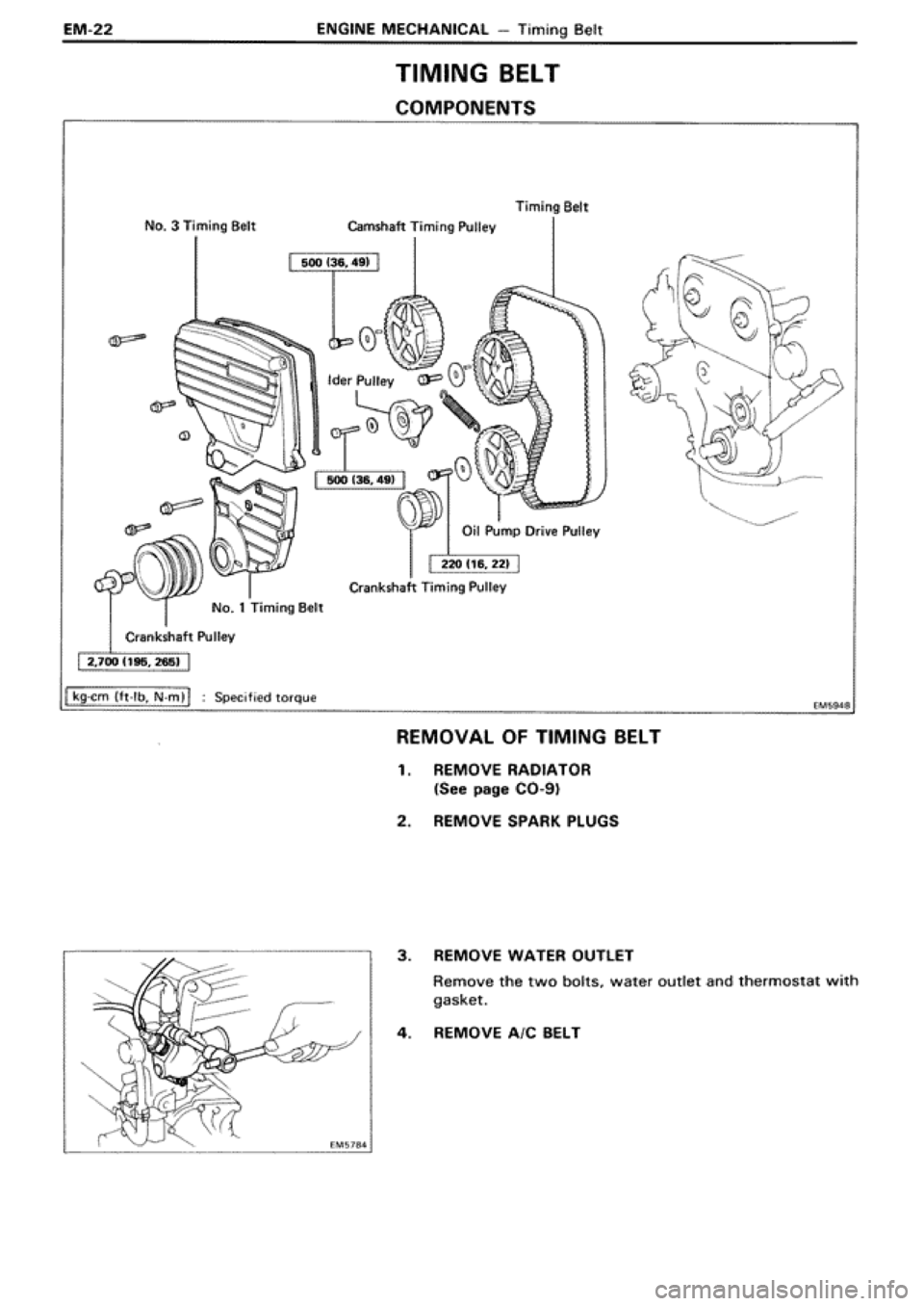 TOYOTA SUPRA 1990 3.G Repair Manual 