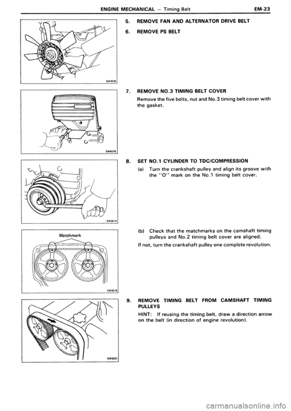 TOYOTA SUPRA 1990 3.G Repair Manual 