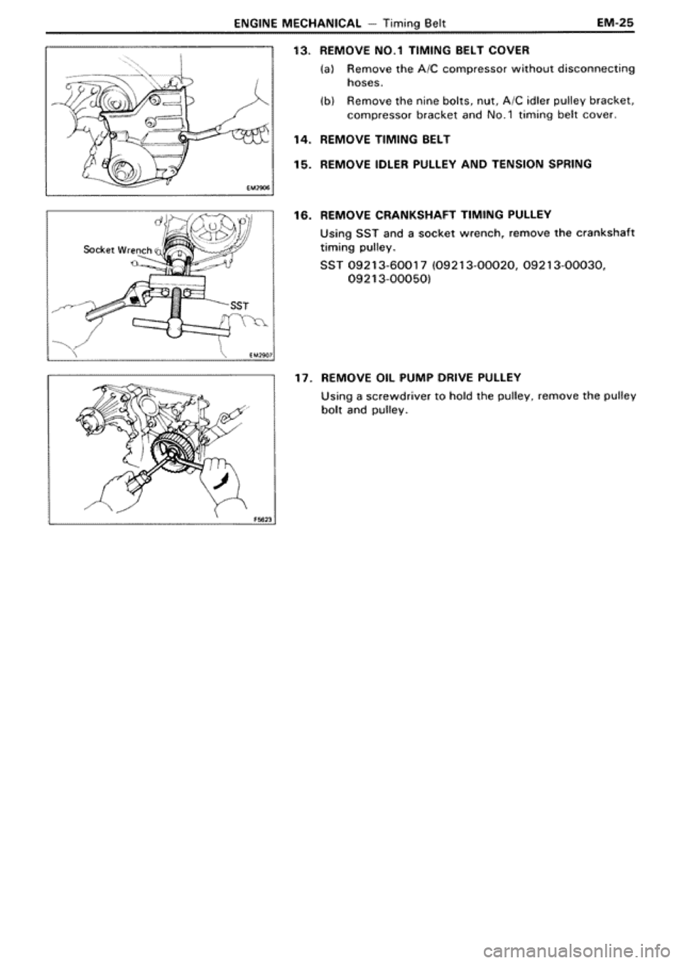 TOYOTA SUPRA 1990 3.G Repair Manual 