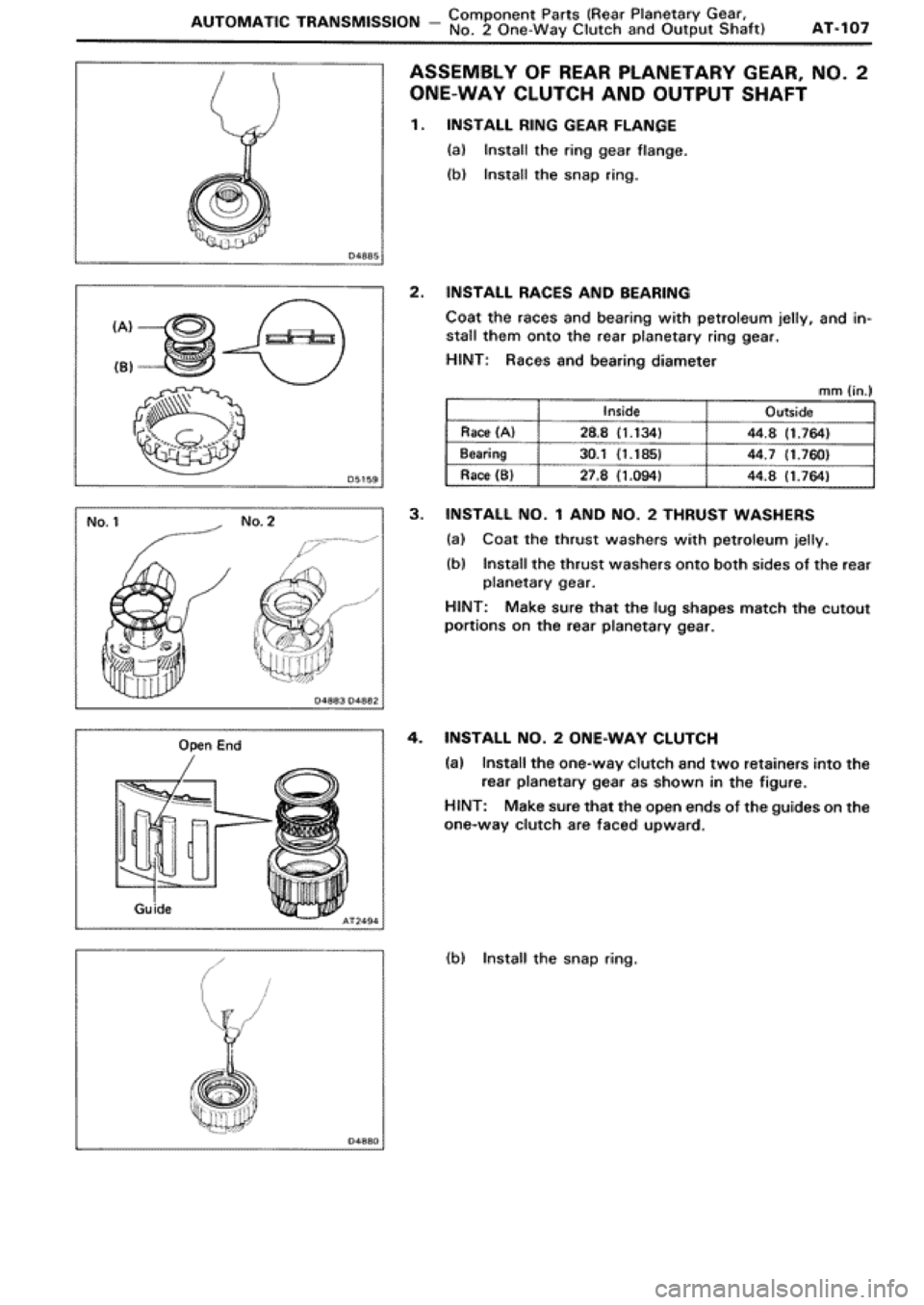 TOYOTA SUPRA 1990 3.G Workshop Manual 