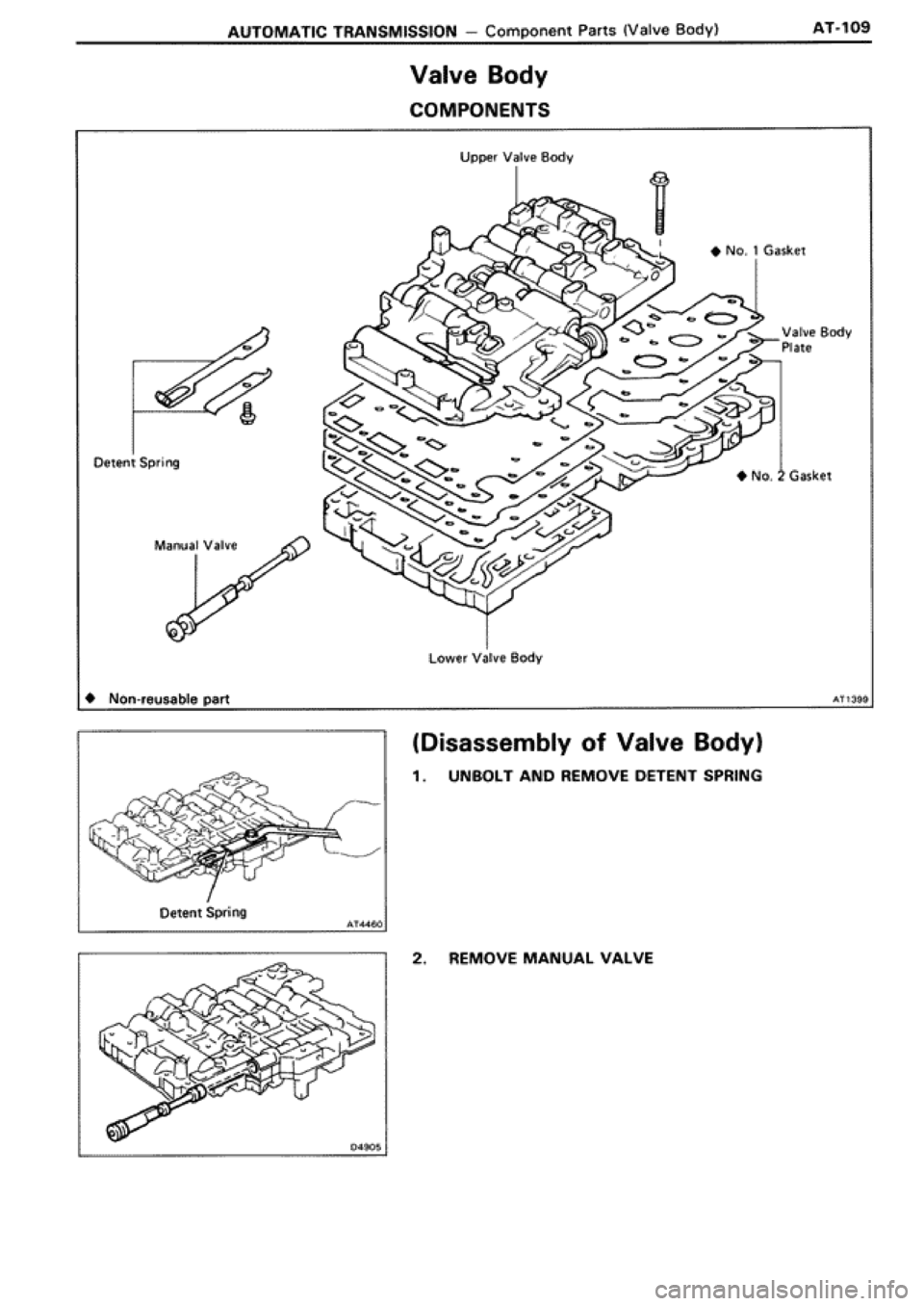 TOYOTA SUPRA 1990 3.G Workshop Manual 
