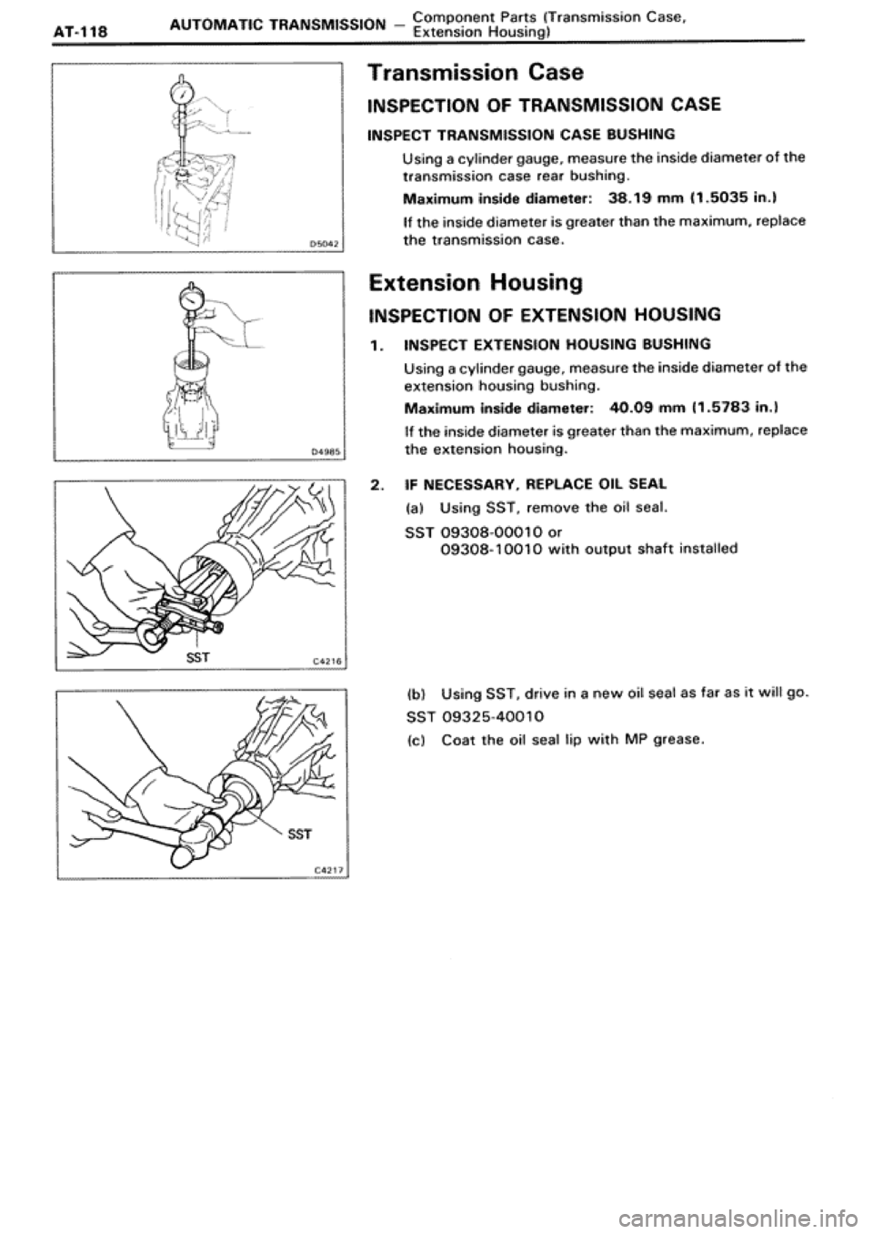 TOYOTA SUPRA 1990 3.G Workshop Manual TOYOTA SUPRA 1990 3.G Workshop Manual