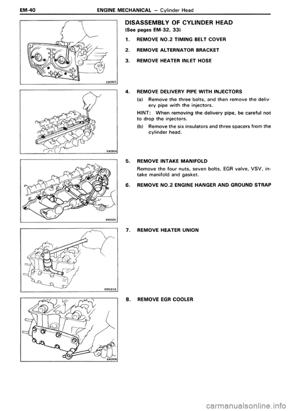 TOYOTA SUPRA 1990 3.G Manual PDF TOYOTA SUPRA 1990 3.G Manual PDF