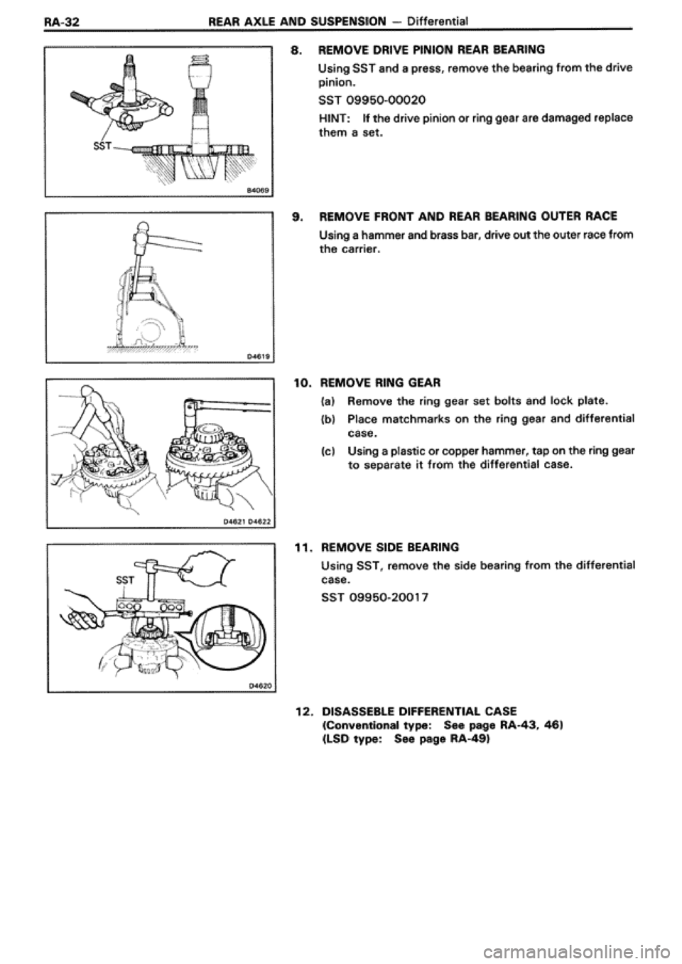 TOYOTA SUPRA 1990 3.G Workshop Manual TOYOTA SUPRA 1990 3.G Workshop Manual