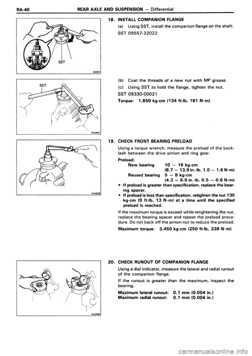 TOYOTA SUPRA 1990 3.G Workshop Manual TOYOTA SUPRA 1990 3.G Workshop Manual