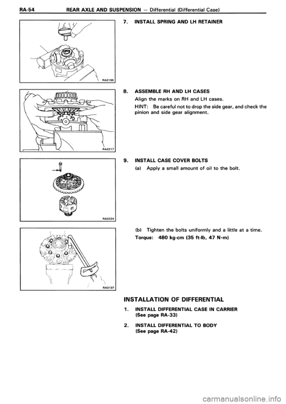 TOYOTA SUPRA 1990 3.G Workshop Manual TOYOTA SUPRA 1990 3.G Workshop Manual