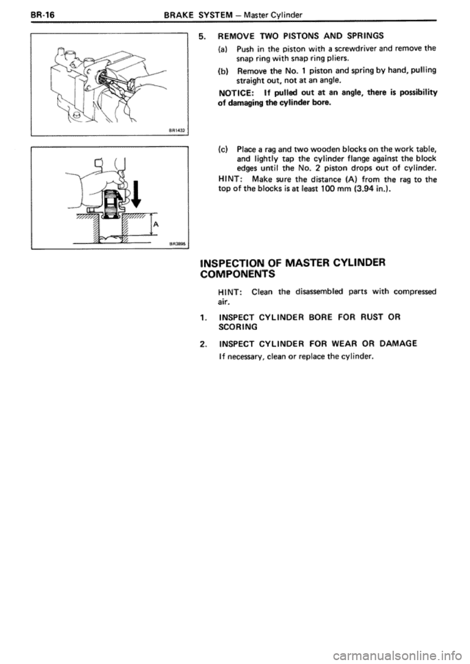 TOYOTA SUPRA 1990 3.G Workshop Manual TOYOTA SUPRA 1990 3.G Workshop Manual