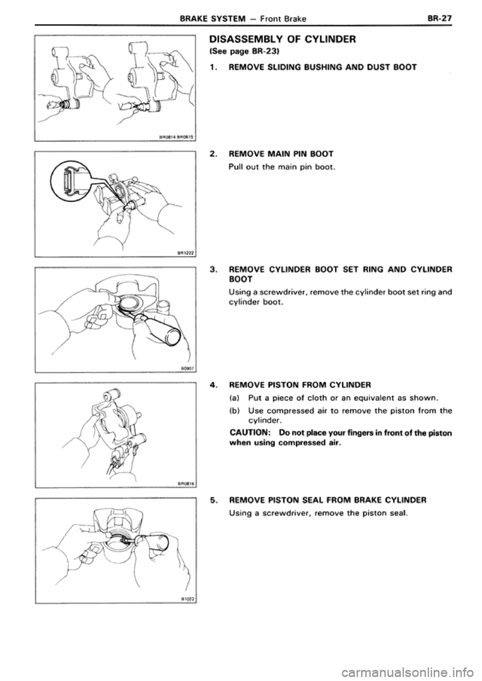 TOYOTA SUPRA 1990 3.G Workshop Manual TOYOTA SUPRA 1990 3.G Workshop Manual