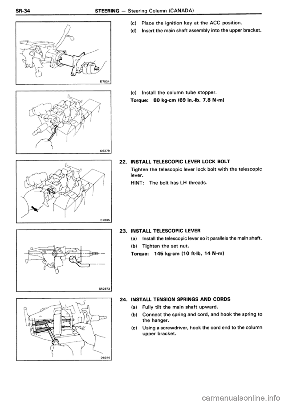 TOYOTA SUPRA 1990 3.G Workshop Manual TOYOTA SUPRA 1990 3.G Workshop Manual