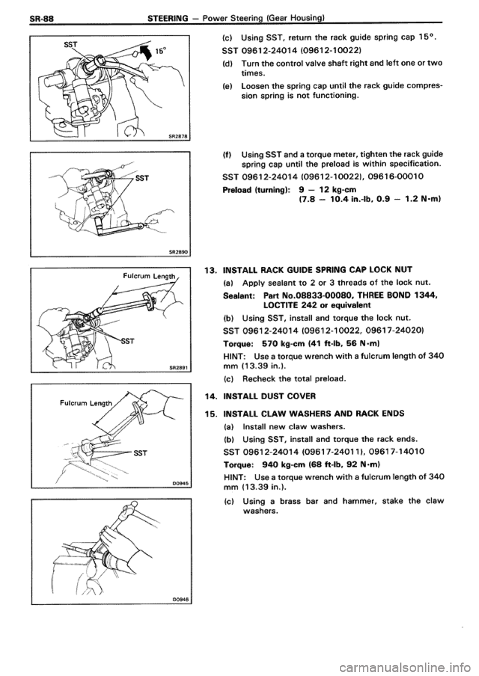 TOYOTA SUPRA 1990 3.G Workshop Manual TOYOTA SUPRA 1990 3.G Workshop Manual
