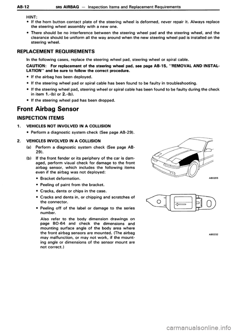 TOYOTA SUPRA 1990 3.G Workshop Manual TOYOTA SUPRA 1990 3.G Workshop Manual