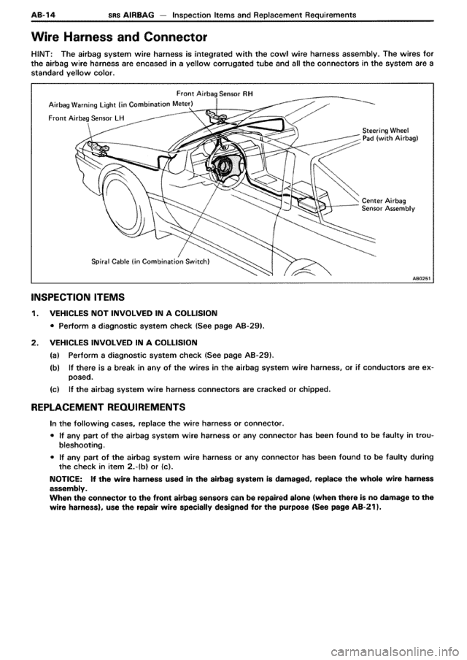 TOYOTA SUPRA 1990 3.G Workshop Manual TOYOTA SUPRA 1990 3.G Workshop Manual