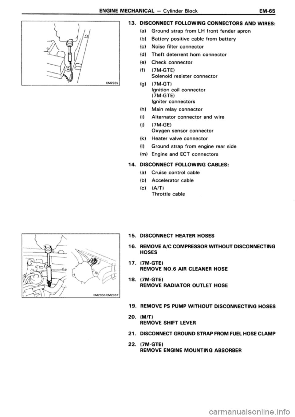 TOYOTA SUPRA 1990 3.G Owners Manual TOYOTA SUPRA 1990 3.G Owners Manual