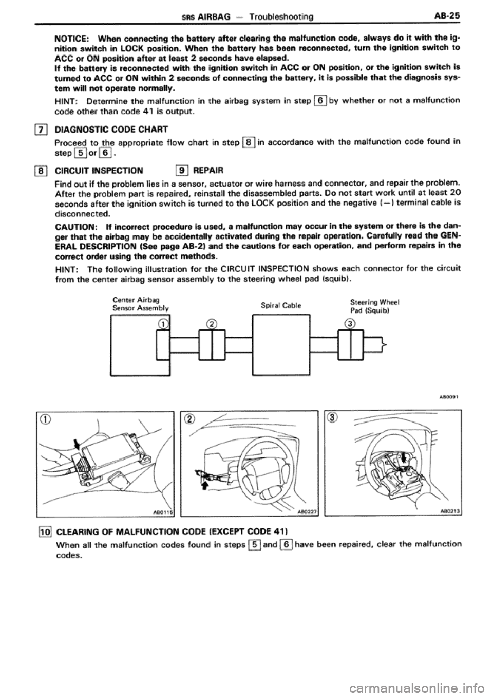 TOYOTA SUPRA 1990 3.G Workshop Manual TOYOTA SUPRA 1990 3.G Workshop Manual
