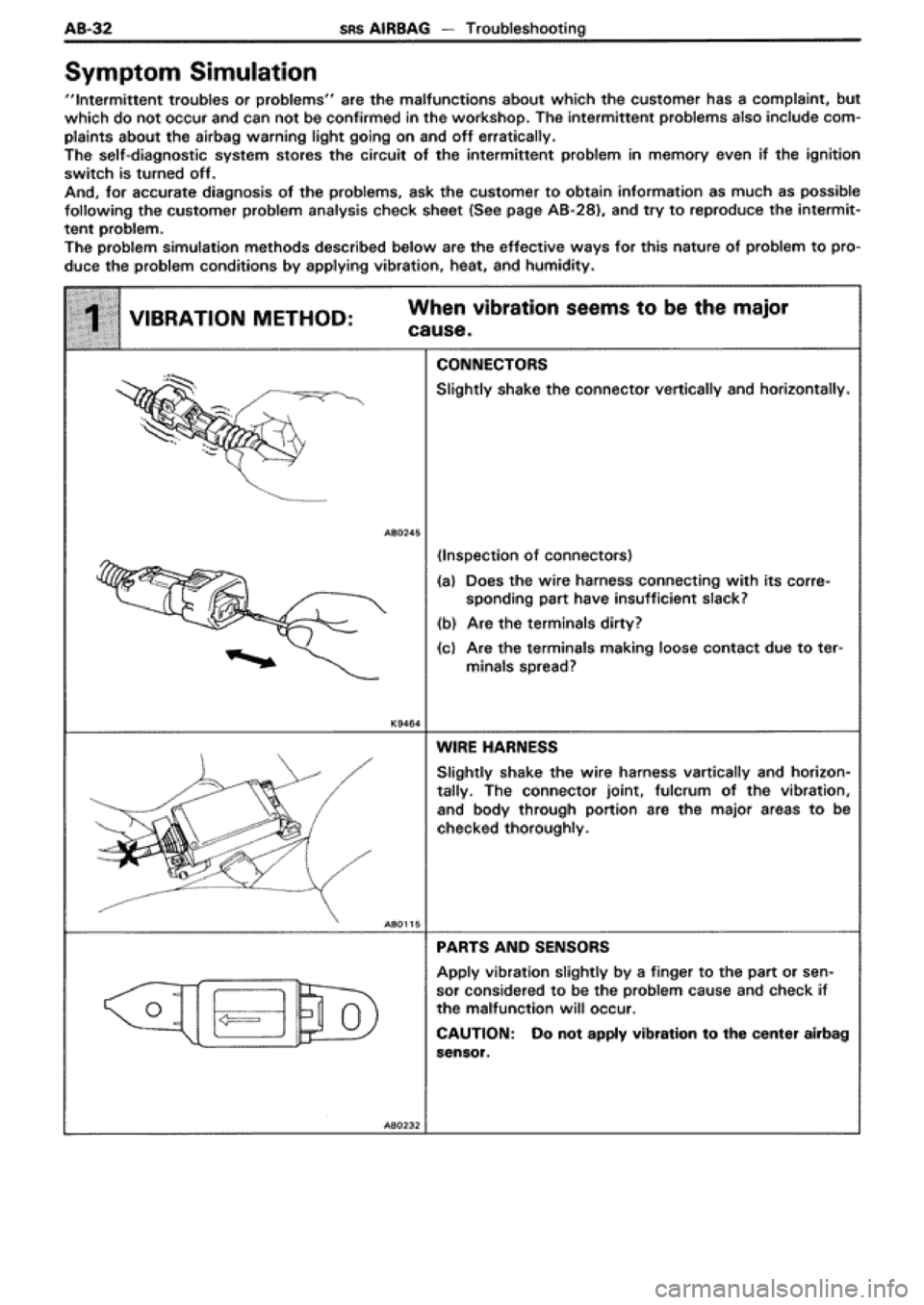 TOYOTA SUPRA 1990 3.G Workshop Manual TOYOTA SUPRA 1990 3.G Workshop Manual